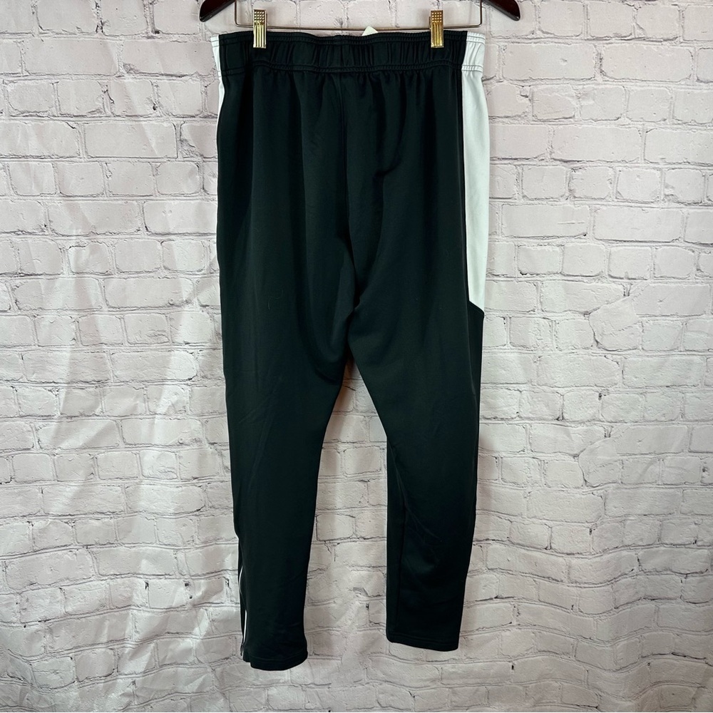 Under Armour Black White Athletic track wind Pants mens large streetwear outdoor - Picture 4 of 7